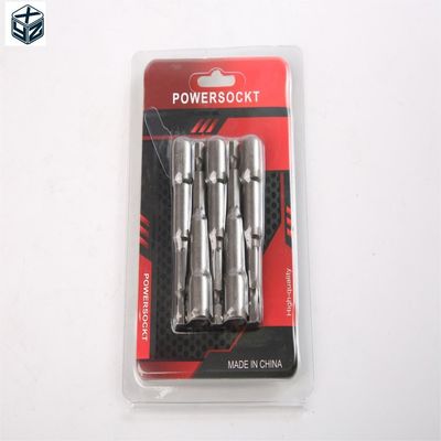 Strong Magnetic Nut Driver Set 1/4'' 65MM 5pcs com Material CRV embalado em bolhas