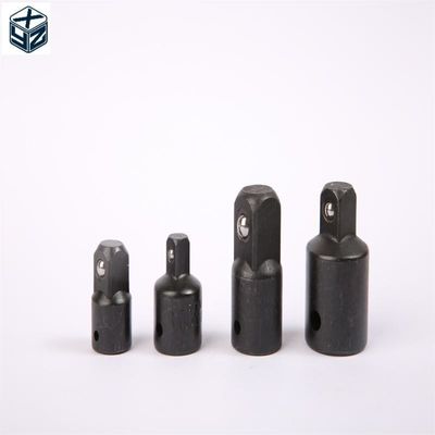 Adaptador e redutor de tomada de impacto preto de 1/2&quot; com material CRV