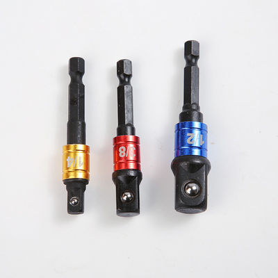 Ferramenta elétrica de 2,5' soquete de impacto com aço CRV em 1/4' 3/8' e 1/2'