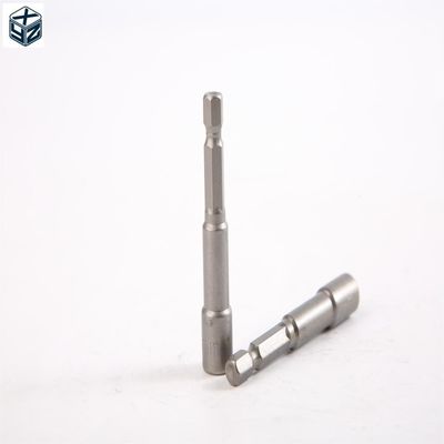 6mm*65mm*5PC CRV Material 6.35 Hexagônico Drayver de Nozes Magnéticas Conjunto para aperto preciso