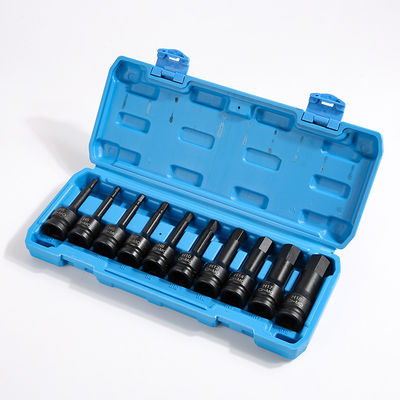 H5 Hex Impact Socket Set para Reparação de Carros Duráveis 1 1/2in, 3/4in, 1/2in, 3/8in