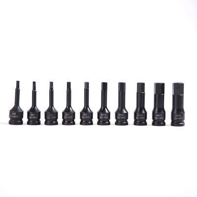 H5 Hex Impact Socket Set para Reparação de Carros Duráveis 1 1/2in, 3/4in, 1/2in, 3/8in