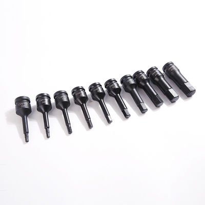 H5 Hex Impact Socket Set para Reparação de Carros Duráveis 1 1/2in, 3/4in, 1/2in, 3/8in