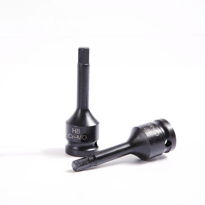 H5 Hex Impact Socket Set para Reparação de Carros Duráveis 1 1/2in, 3/4in, 1/2in, 3/8in