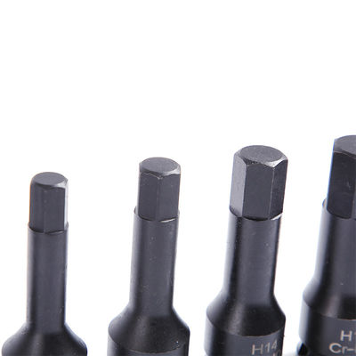 Dispositivo de Fósforo Negro Finish H5 Hex Impact Socket Set feito de material CR-MO