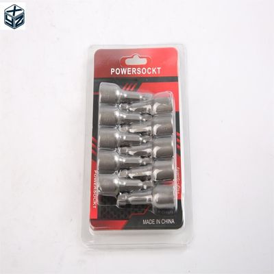 1/2in Drive CRV Material 6.35 Hexagon Magnetic Nut Driver Set para ferramentas elétricas de mão