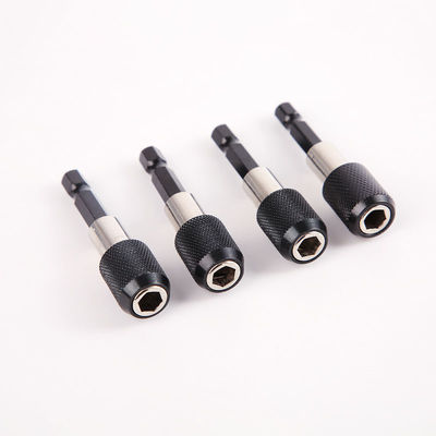 Pintura eletróforética preta personalizada Finish Set de extensão de bit de perfuração hexadecimal de 60 mm