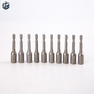 Material CRV de acabamento natural 6.35 Hexagon 10mm*48mm*10PC Set de motor de porca magnética forte