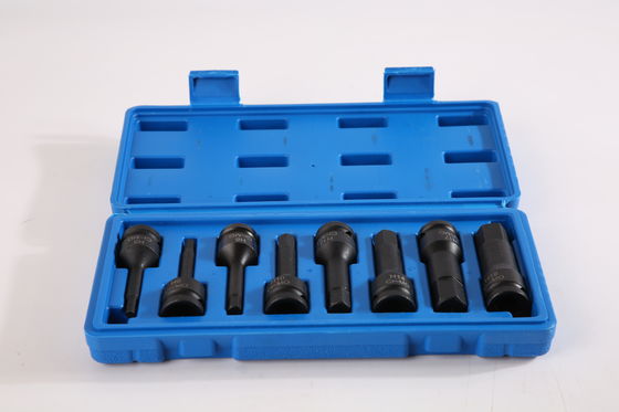 Características do soquete HEX em 8PCS CR-MO Hexagonal Sleeve Electric Tool and Car Repair Set