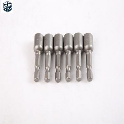 6.35 hexágono 8mm*42mm*10PC CRV driver de porca magnética com características magnéticas fortes