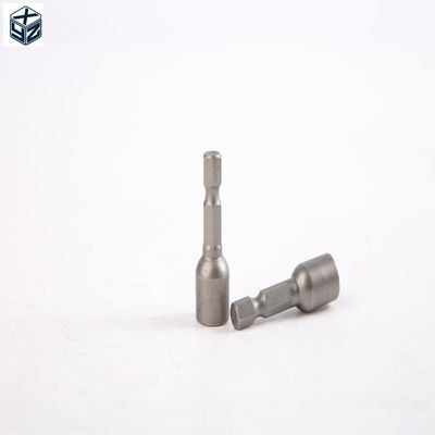1/4in Drive Tamanho CRV Material 6.35 Hexagon 9mm*42mm*10PC Forte driver de porca magnética