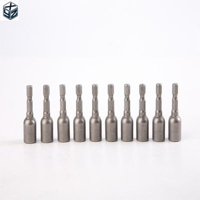 Material CRV 6.35 Hexágono 10mm*42mm*10PC Motor de porca magnética