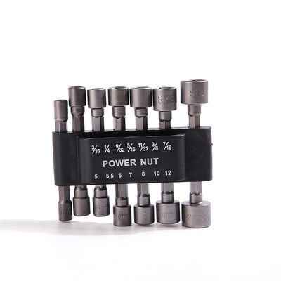 CRV 14pcs Torná-chuva Torná-choque motorista Bit Set Nut Set Motorista Conjunto para ferramenta manual de perfuração
