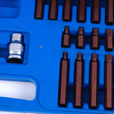 S2 Máquina de precisão de aço ligado 54pcs de caixas de plástico