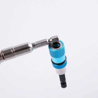 Detentor de ponta de bit pivotante eletroplacado para aço vanádio cromo forjado 89MM 1/4HEX