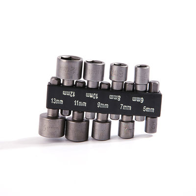 5mm 9pcs Set de tomada de chave de fenda para ferramenta manual/elétrica de 5-13mm