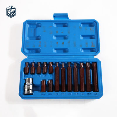 30 mm 75 mm S2 T tipo 15 peças de caixas de plástico de precisão de usinagem bit conjunto para Muliti-propósito