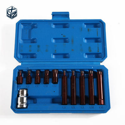11pcs S2 M Tipo de liga de aço de ferramenta de mão Bit Set de grau industrial para suporte personalizado