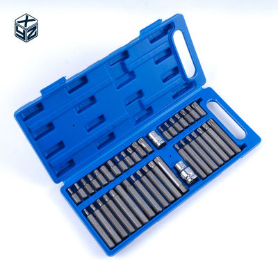 40pcs Caixa de plástico Precision Machining Bits Set CRV Material para Ferramentas de mão industriais