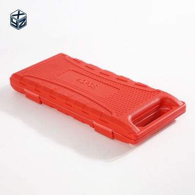 Grade industrial 40 peças em conjunto com material vermelho S2 e caixa de plástico de acabamento natural
