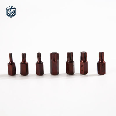 Grade industrial 40 peças em conjunto com material vermelho S2 e caixa de plástico de acabamento natural
