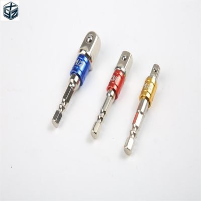 CRV Cromo Vanádio Aço Prata 1/4' 54' MM Adaptador Universal Socket