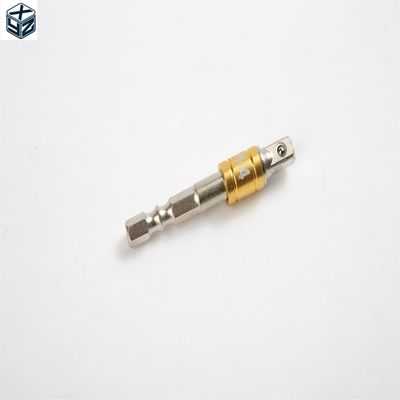 CRV Cromo Vanádio Aço Prata 1/4' 54' MM Adaptador Universal Socket