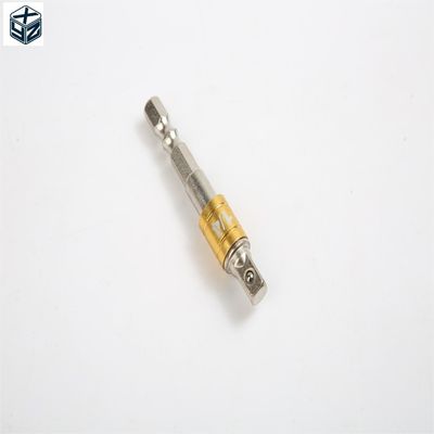 CRV Cromo Vanádio Aço Prata 1/4' 54' MM Adaptador Universal Socket