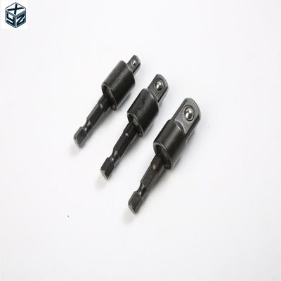 Conjunto de adaptador de tomada universal CRV preto de aço cromino vanádio com bolhas