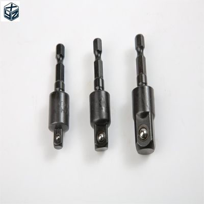 Conjunto de adaptador de tomada universal CRV preto de aço cromino vanádio com bolhas