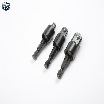 Conjunto de adaptador de tomada universal CRV preto de aço cromino vanádio com bolhas