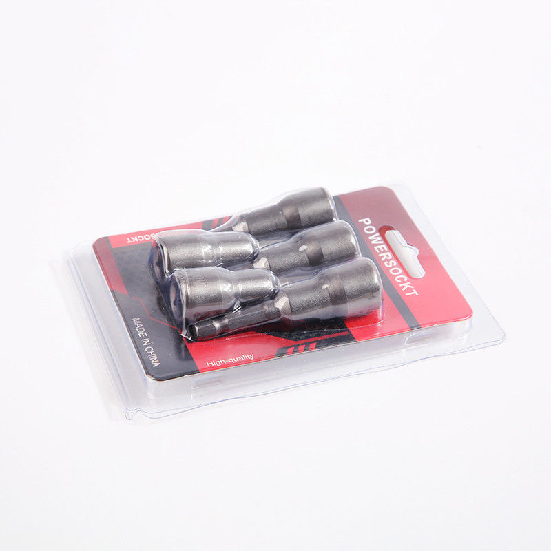 Forte Magnético 5pcs 12mm 65mm Quick Change Hex Shank Classe Industrial Nut Driver Set