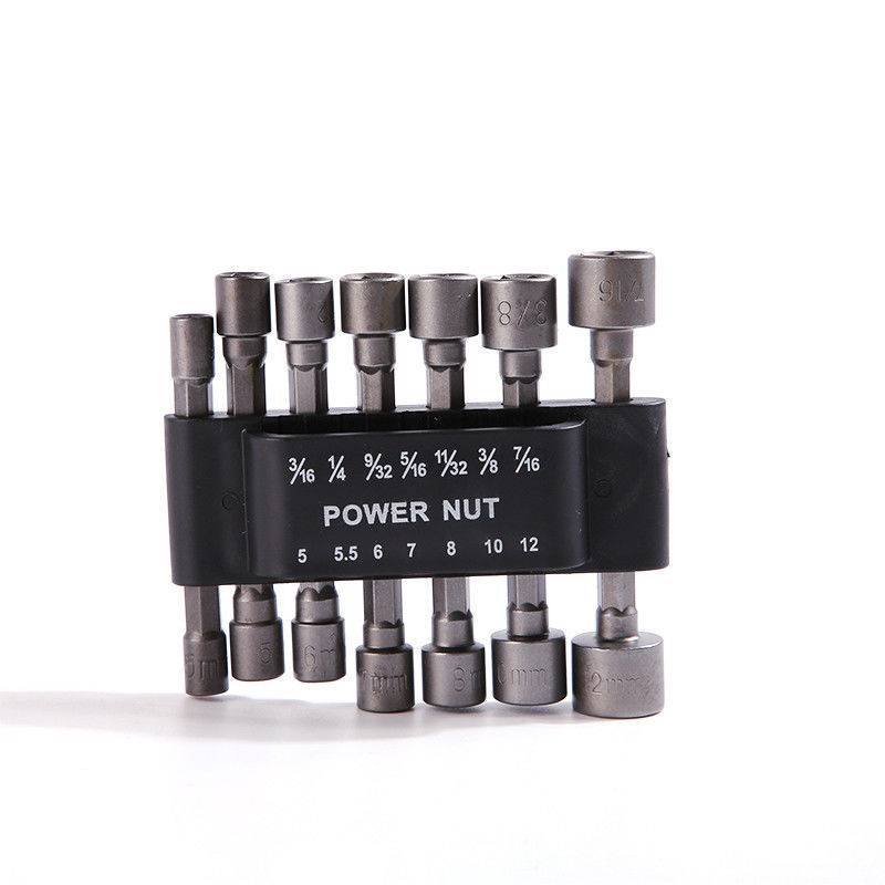 CRV 14pcs Torná-chuva Torná-choque motorista Bit Set Nut Set Motorista Conjunto para ferramenta manual de perfuração