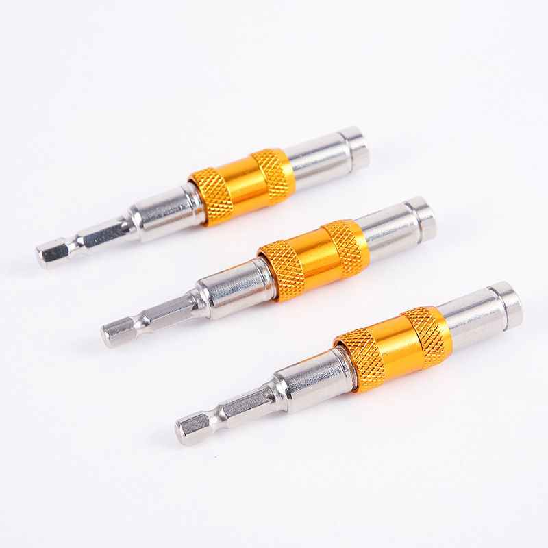 Detentor de ponta de bit pivotante eletroplacado para aço vanádio cromo forjado 89MM 1/4HEX