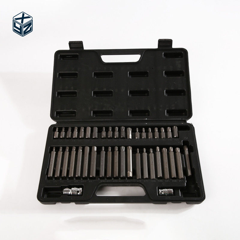 41pcs caixa de plástico Bit Set para ferramentas de alta precisão CRV liga de aço grau industrial